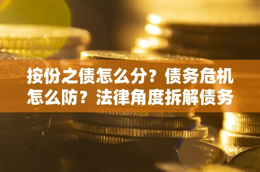 济南按份之债怎么分？债务危机怎么防？法律角度拆解债务分配与风险自保指南