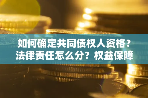 济南如何确定共同债权人资格？法律责任怎么分？权益保障技巧揭秘！