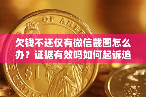 济南欠钱不还仅有微信截图怎么办？证据有效吗如何起诉追回欠款？