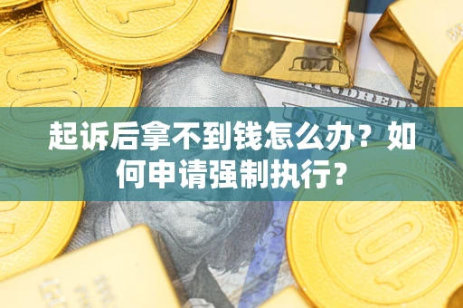 济南起诉后拿不到钱怎么办？如何申请强制执行？