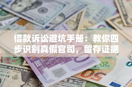 济南借款诉讼避坑手册：教你四步识别真假官司，留存证据不踩雷