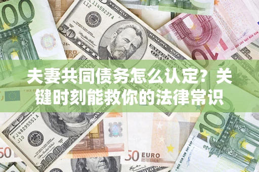 济南夫妻共同债务怎么认定？关键时刻能救你的法律常识