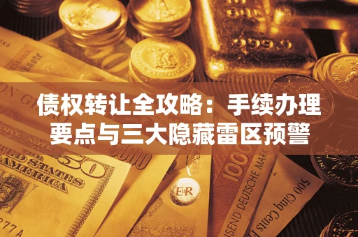 济南债权转让全攻略：手续办理要点与三大隐藏雷区预警