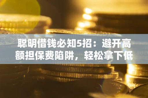 济南聪明借钱必知5招：避开高额担保费陷阱，轻松拿下低息贷款