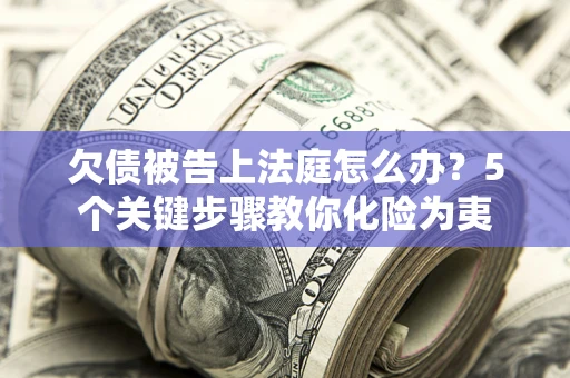 济南欠债被告上法庭怎么办？5个关键步骤教你化险为夷