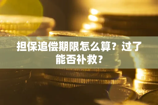 济南担保追偿期限怎么算？过了能否补救？